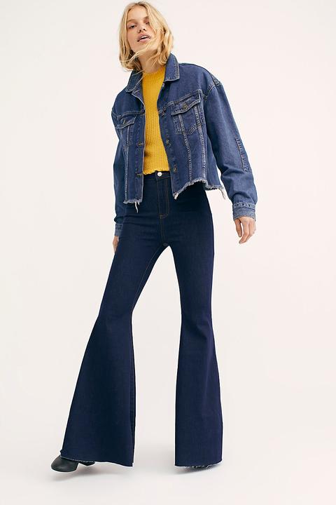 just float on flare jeans