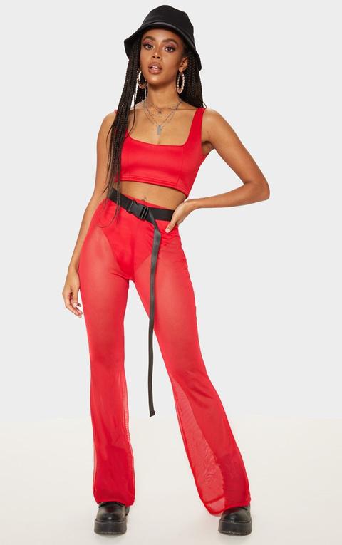 Red Mesh Flares, Red