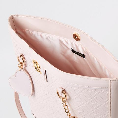 River Island Pink Ri Monogram Ombre Purse