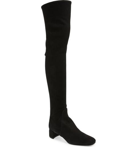 Block Heel Over The Knee Boot