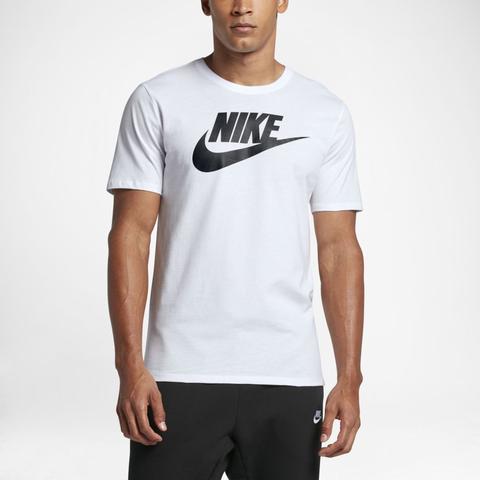 Nike Sportswear Herren-t-shirt Mit Logo - Weiß