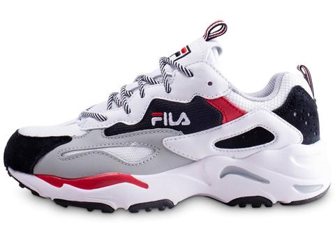 Fila Enfant Ray Tracer Blanc Noir Rouge Junior Baskets from