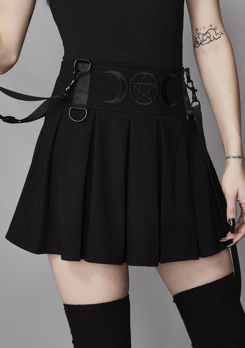 Menacing Magic Pleated Skirt