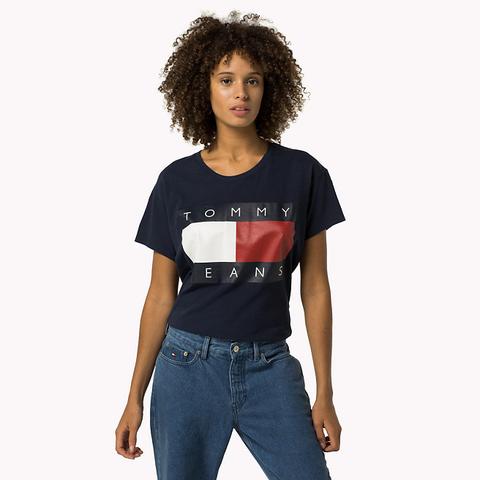 Camiseta Con Logo Cropped