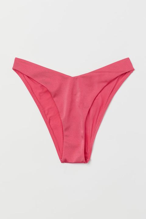 Bikinihose Im V-schnitt - Pink - Damen