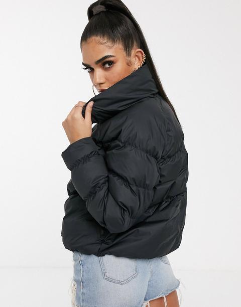 Nike Black High Neck Puffer Jacket from 