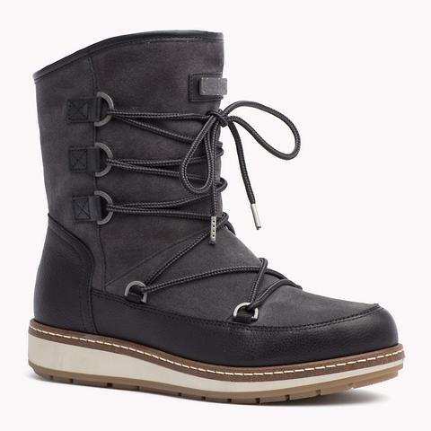 Botas De Mezcla De Ante