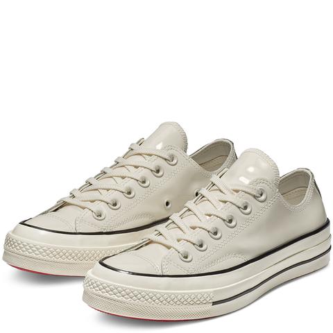 chuck 70 patent leather low top