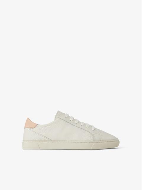 zara soft leather sneakers