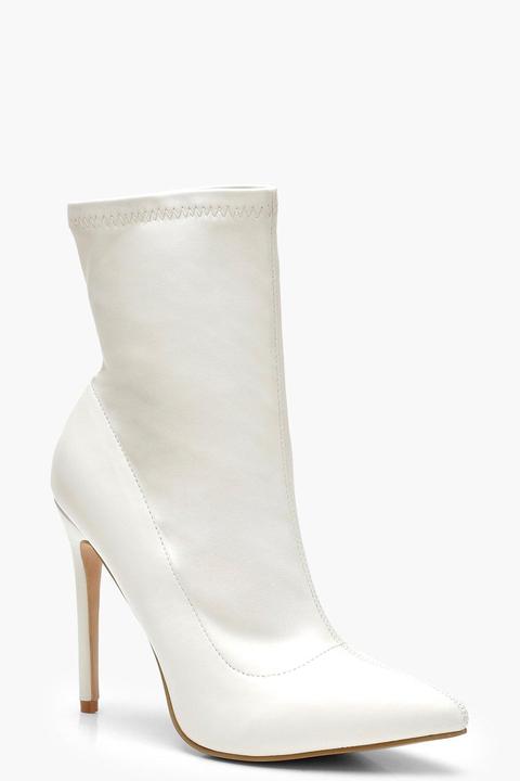 Bottes Chaussettes Pointues À Talons Aiguilles