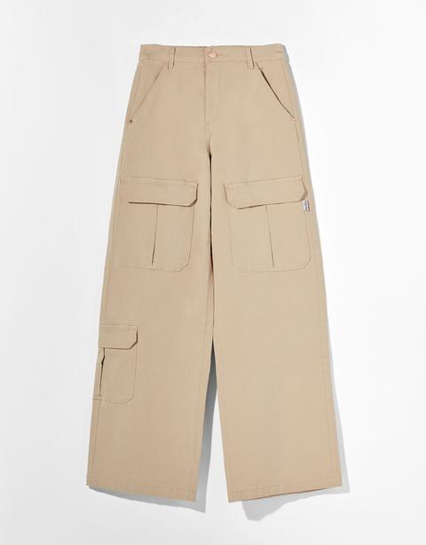 Pantalón Wide Leg Cargo