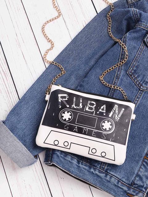 Pochette Con Zip Sulla Parte Superiore