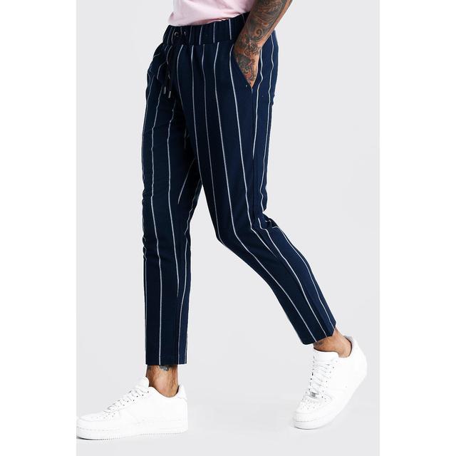 mens skinny cropped joggers