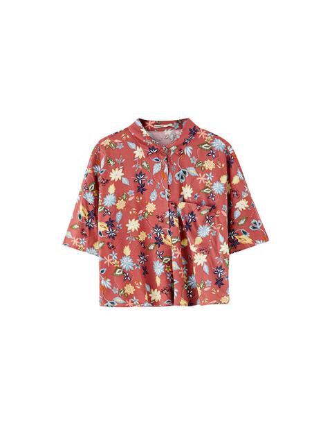 Camisa Básica Oversize Estampado