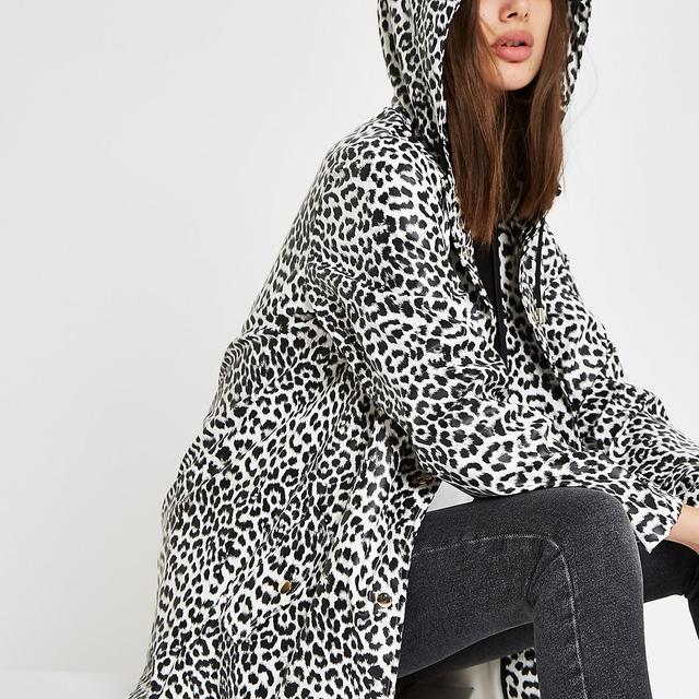 Women's leopard print raincoat Clearance