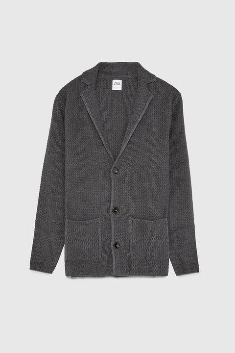 Cardigan Blazer Strutturato