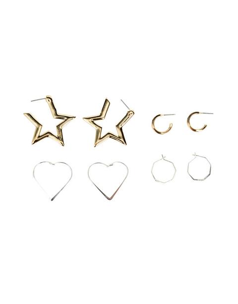 Pack Aros Estrella Y Corazón