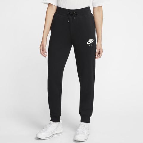 Nike Air Pantalón De Tejido Fleece - Mujer - Negro