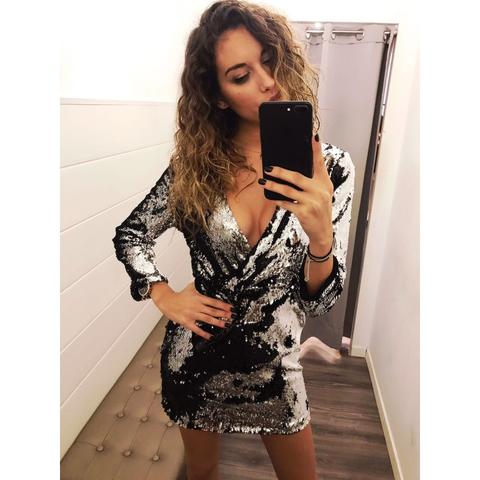 Vestido Lentejuelas Nieves
