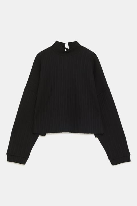 Sweatshirt Mit Schriftzug