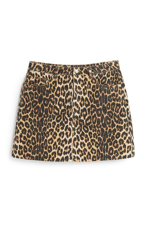 Leopard Print Skirt