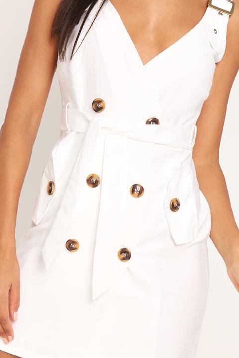 white utility dress