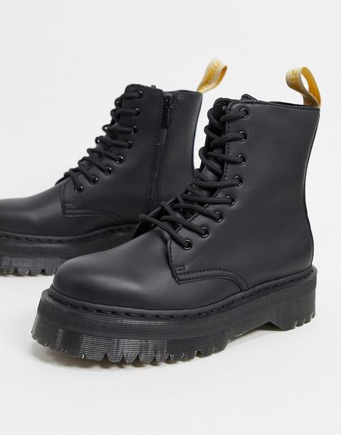 Botas Jadon Negras Veganas De Dr Martens-negro