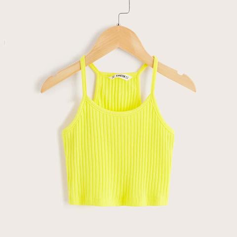 neon yellow cami