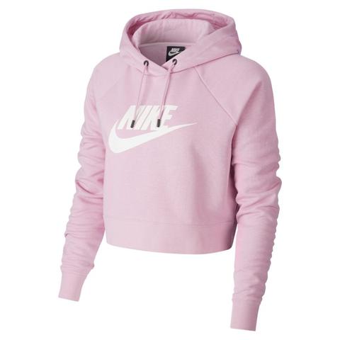 women's nike sportswear essential cropped hoodie