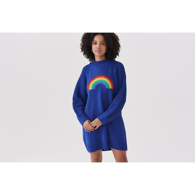 Lazy oaf over store the rainbow jumper dress