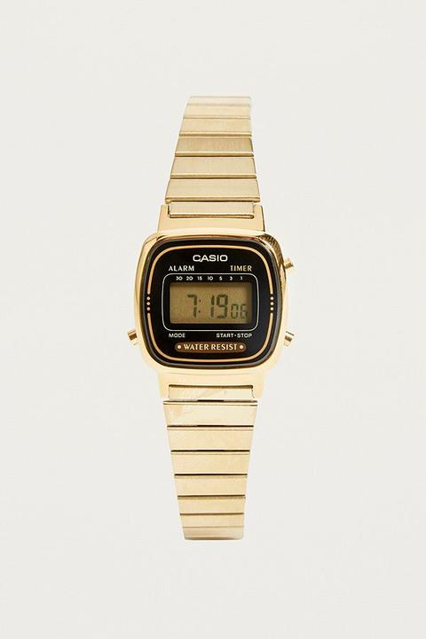 casio mini gold watch