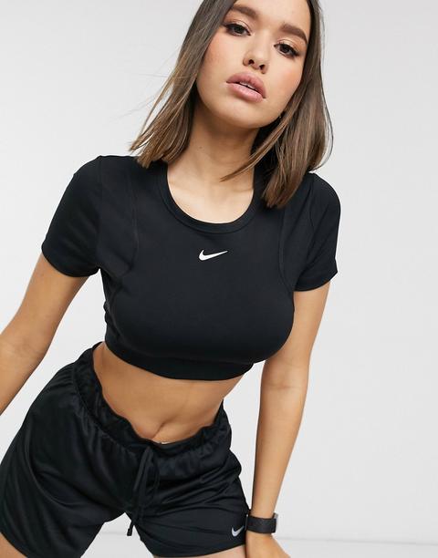 Nike Training - Aeroadapt - Crop Top - Noir