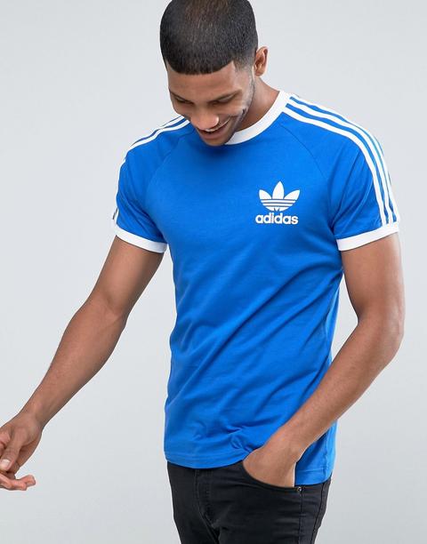 Camiseta Azul California Br4177 De Adidas Originals