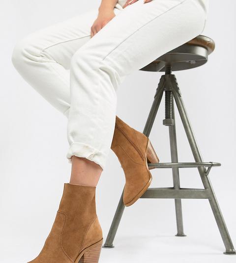 Asos Design Espresso Suede Ankle Boots