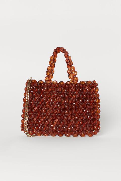 Sac À Main En Perles Fantaisie - Orange