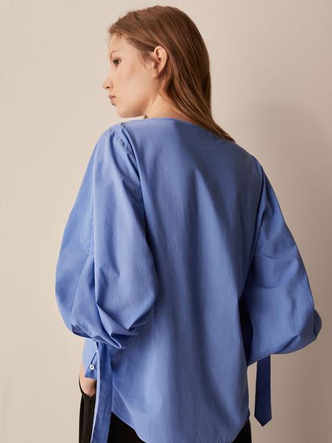 Blusa Algodón Lazada Mangas