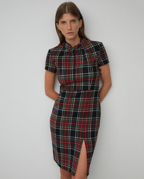 Sfera - Vestido Ajustado Cuadros from Sfera on 21 Buttons