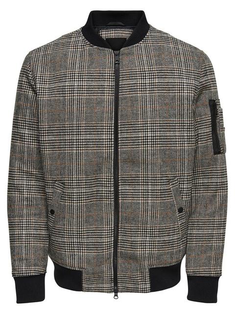 & Sons Wool Bomber Jacket Men from Bestseller on Buttons