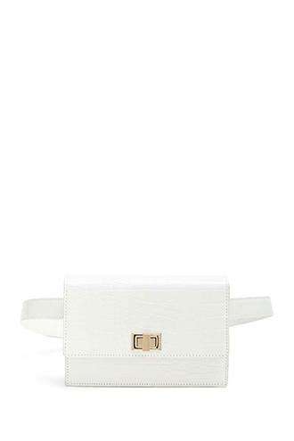 forever 21 white purse