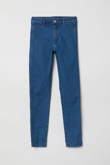 H & M - Skinny High Ankle Jeans - Blu