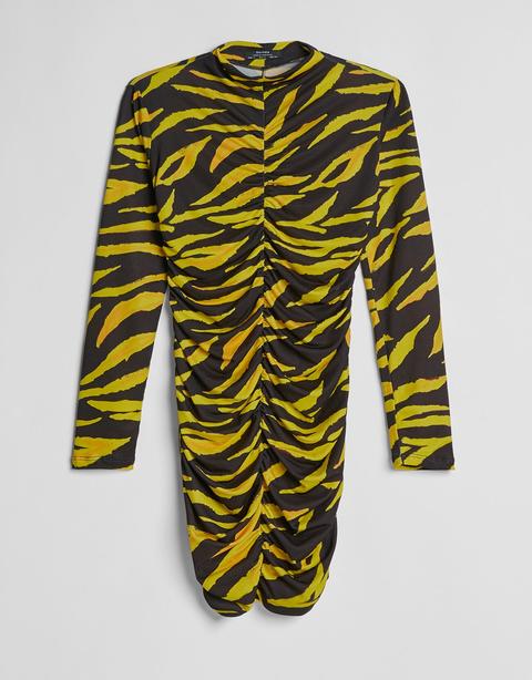 Vestido Print Estampado Animal