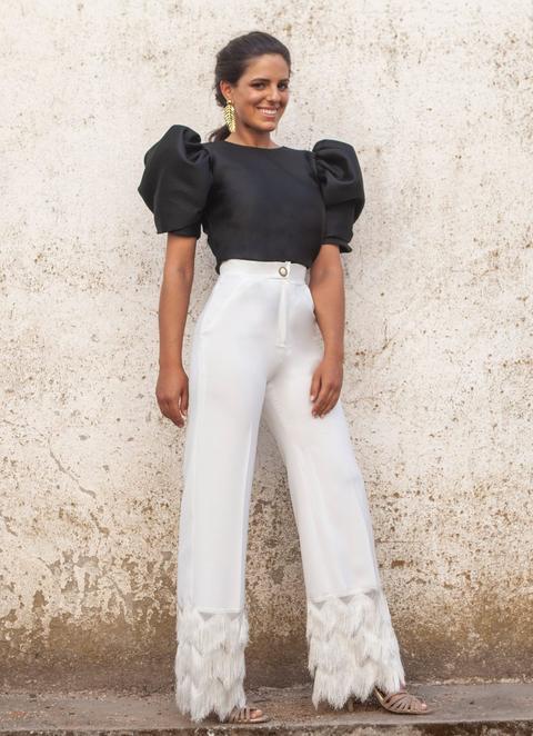 Pantalón Erika Blanco