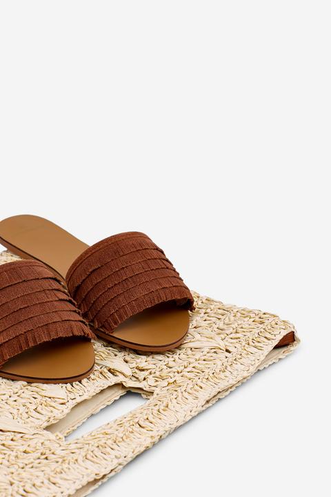 Sandals With Fringes