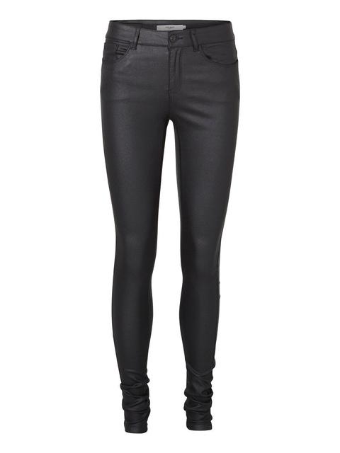 Vmseven Nw Ss Smooth Coated Pants Noos Trousers