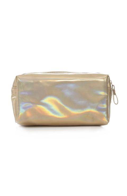 Gold Makeup Bag