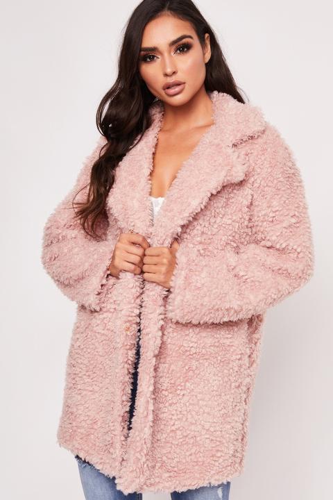 Margot Nude Teddy Coat