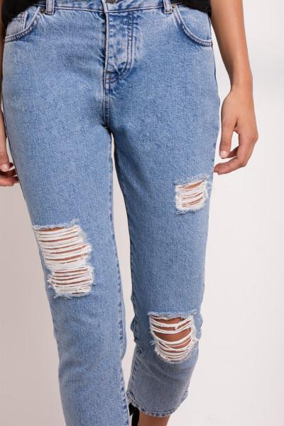 Jeans Boyfriend Strappati