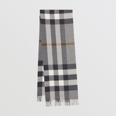 Sciarpa In Cashmere Con Motivo Tartan