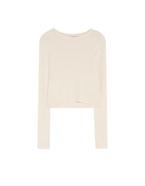 Pullover Cropped Righe