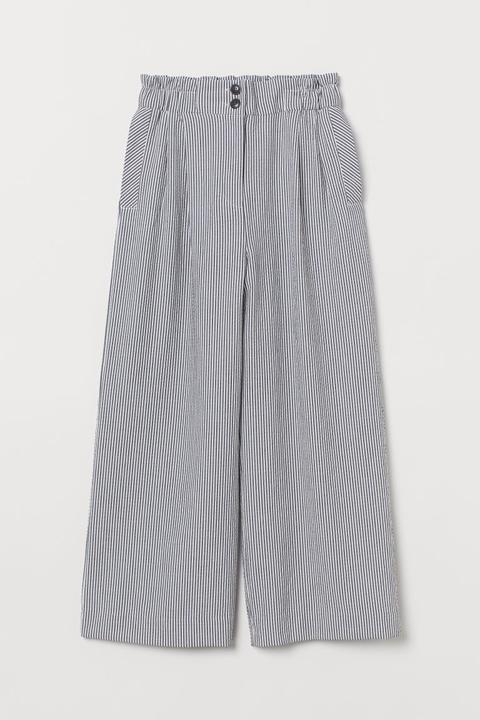 Weite Hose - White - Damen